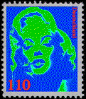 Marylin als Briefmarke
